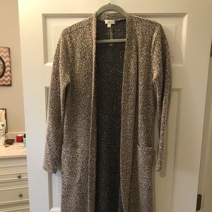 Open front cardigan